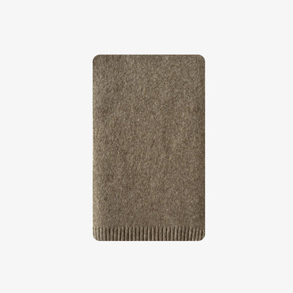Winter Knit Solid Color Wool Blend Warm Scarf