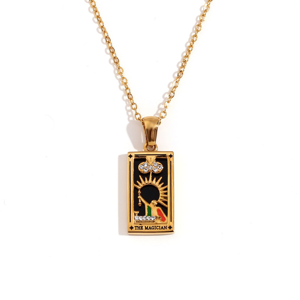 2+ Vintage Zircon Pendant Necklaces
