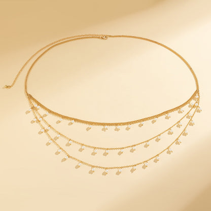 Sexy Star Peral Butterfly Chain