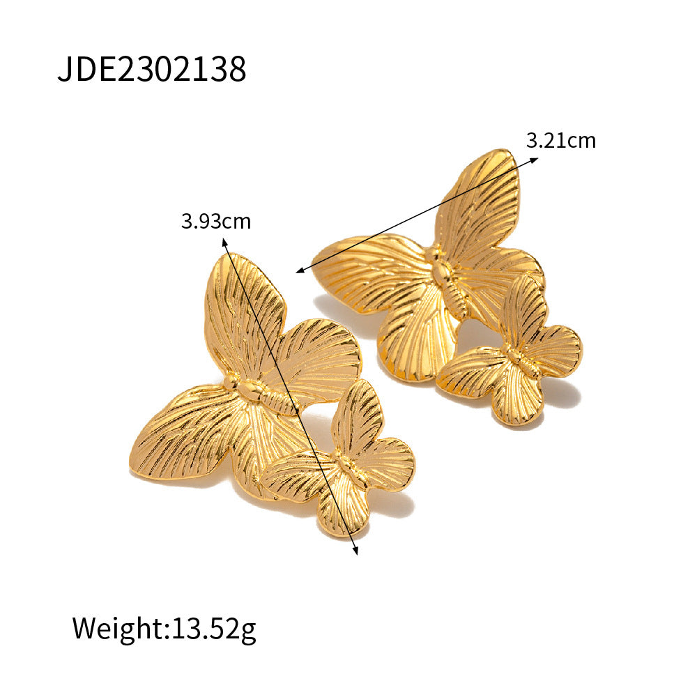 Flower Zircon Adjustable Layered Rings