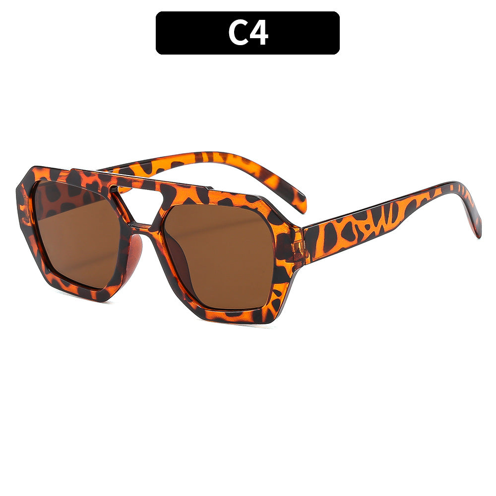 Trendy Pilot Sunglasses with UV400 Protection