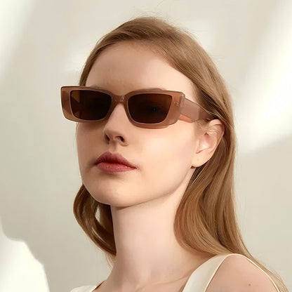 Fashionable Jelly Color Cat-Eye Sunglasses for Summer