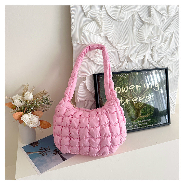 Trendy Cloud Bag Nylon Casual Shoulder Bag