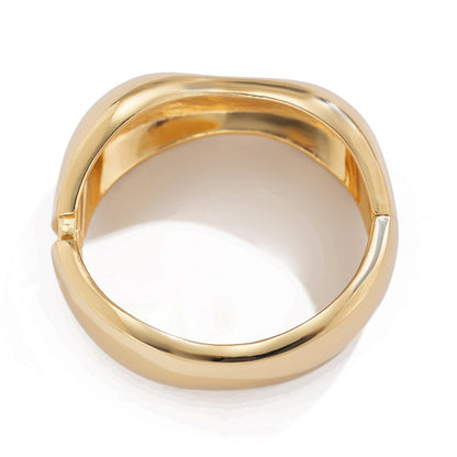 Geometric Metal Cuff Bracelet Trendy Statement Jewelry