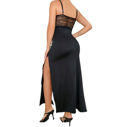 Stylish Embroidered Hollow Out Slip Dress For Women