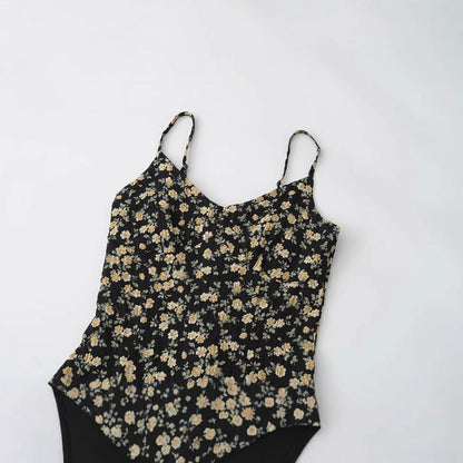 Troposa - Floral V-Neck Slip Dress - Resort Chic