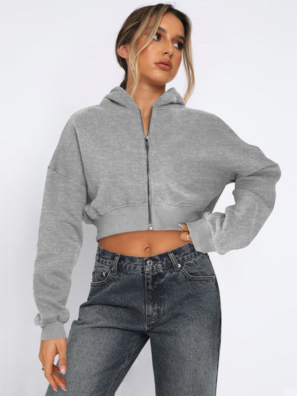 Women’s Trendy Casual Hoodie with Zipper