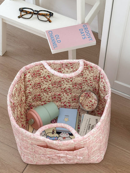 Floral Storage Basket Lightweight Collapsible Storage Box