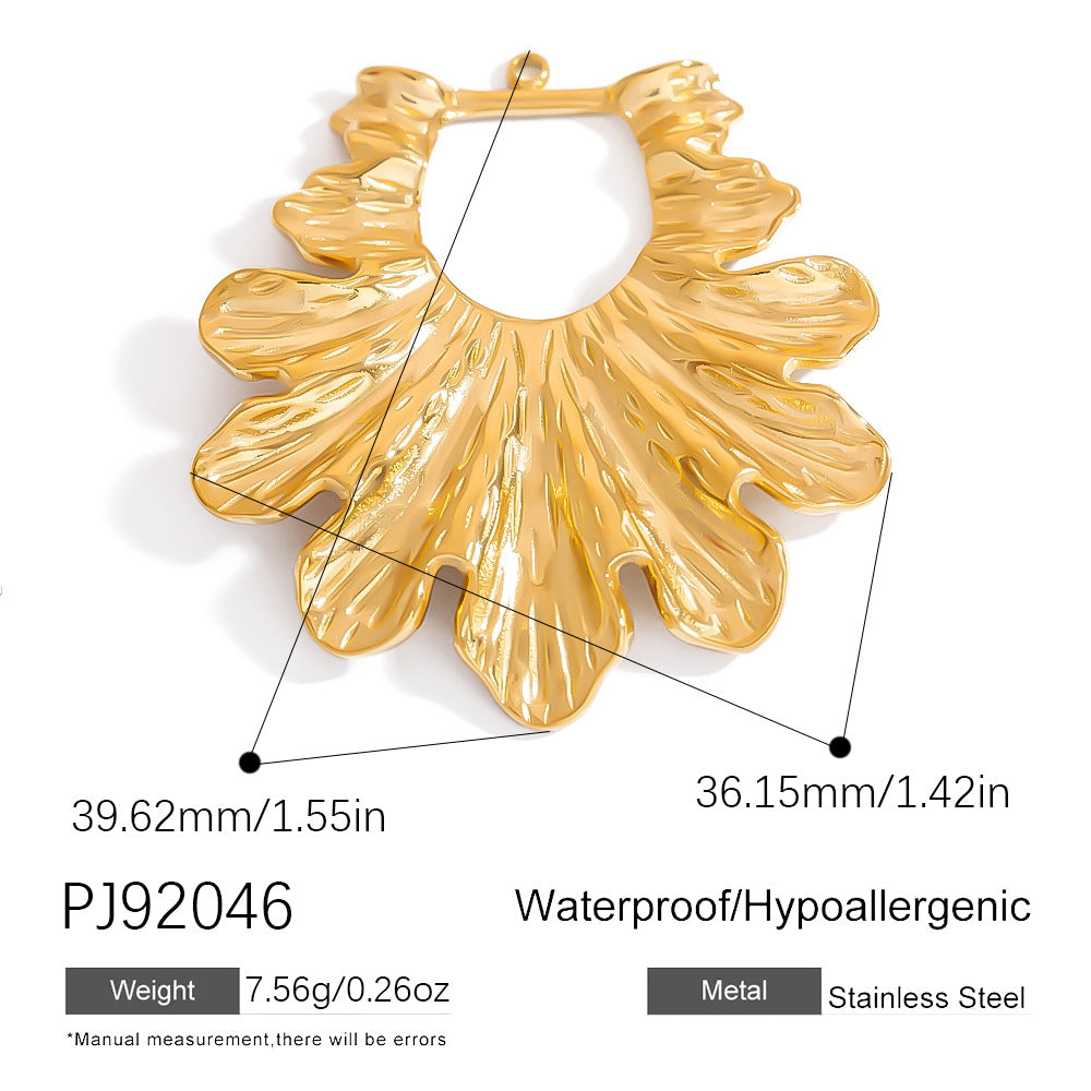 DIY Heart Butterfly Pendant Stainless Steel Jewelry Accessories