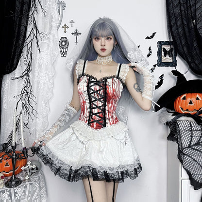 Blood Red Halloween Sexy Cami Top for Women
