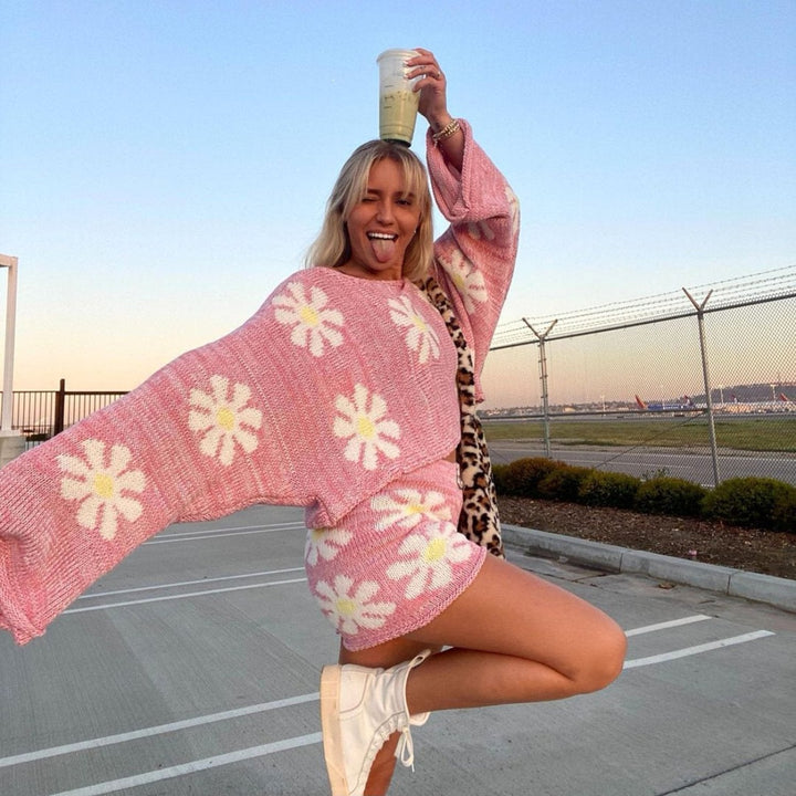 Pink Knit Sweater