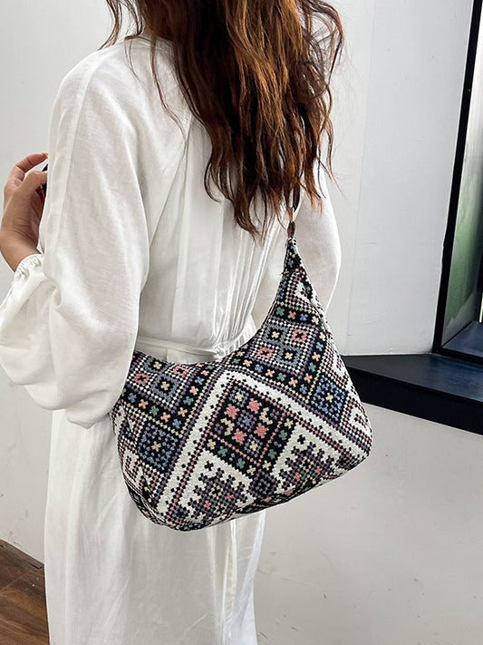 Canvas Tote Bag For Women Trendy Casual Multi-Purpose Crossbody Bag