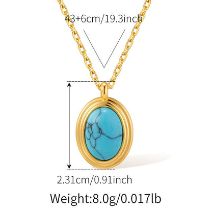 Vintage Shell Pearl Pendant Chain Necklaces
