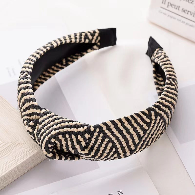 Knotted Braided Wide Simple Headband