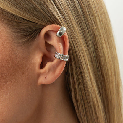 Geometric Metal Teardrop Earrings Fashion Statement Hoops