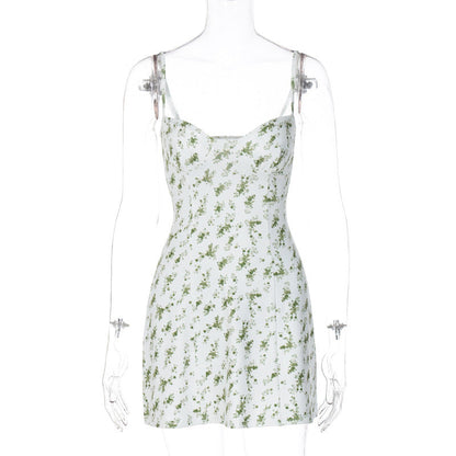 Floral Print Slip Dress Lightweight Casual Summer Dress