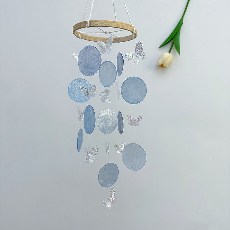 2+Butterfly Shell Suncatcher Hangings