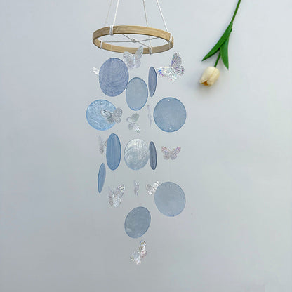 2+Butterfly Shell Suncatcher Hangings