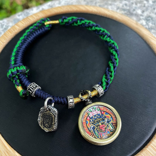 Tibetan Ethnic Zakiram Bracelet Hand-Woven Rope Bracelet