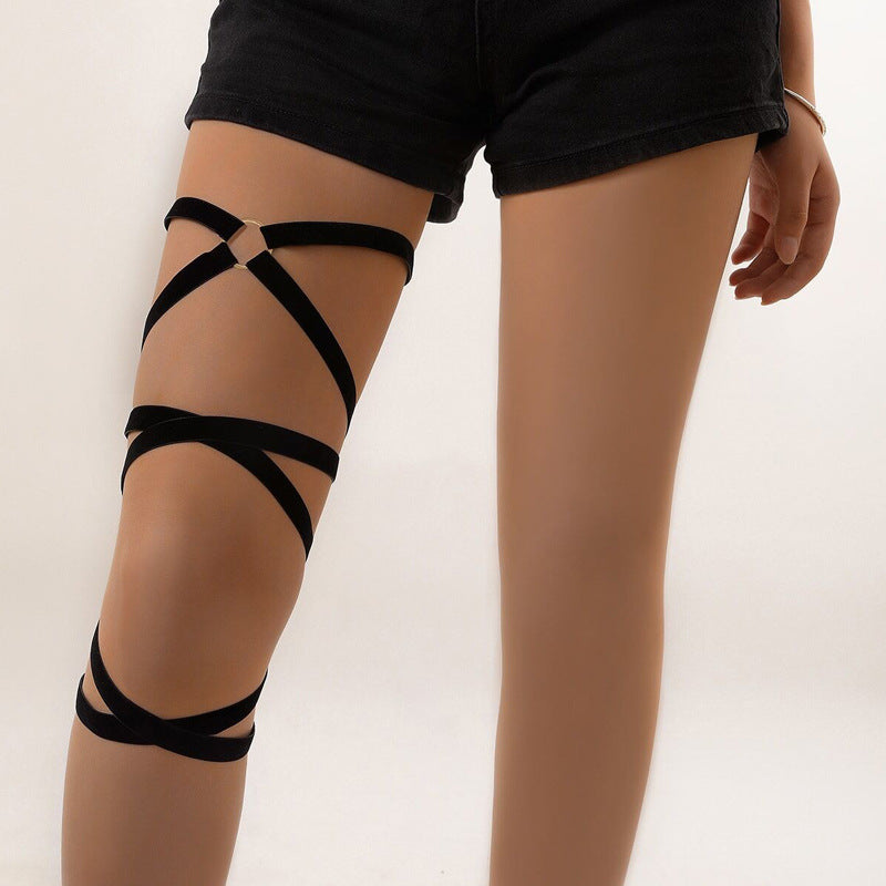 Trendy Sexy Butterfly Strap Leg Chain For Women