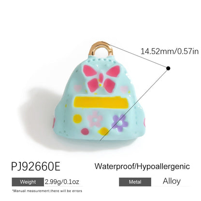 Alloy DIY Cartoon Car Pendant Droplet Decor