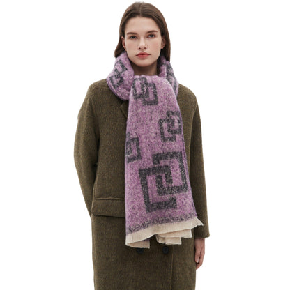 Plaid Vintage Print Scarves