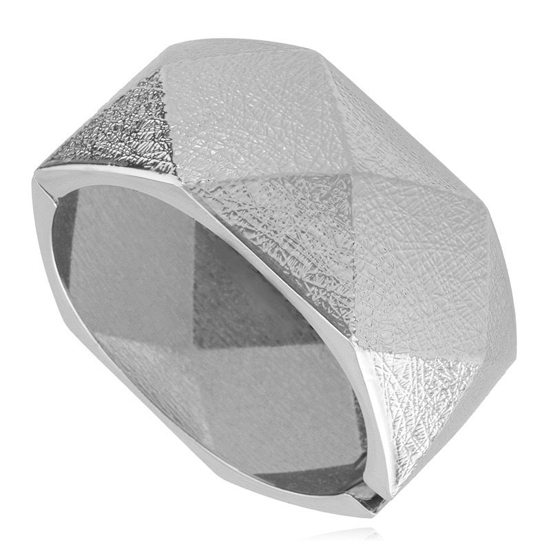 Stylish Chunky Wide Bangle Bracelet