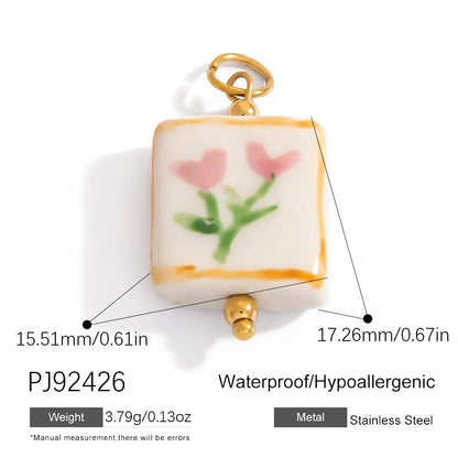 Stylish Floral Stainless Steel Necklace for Women