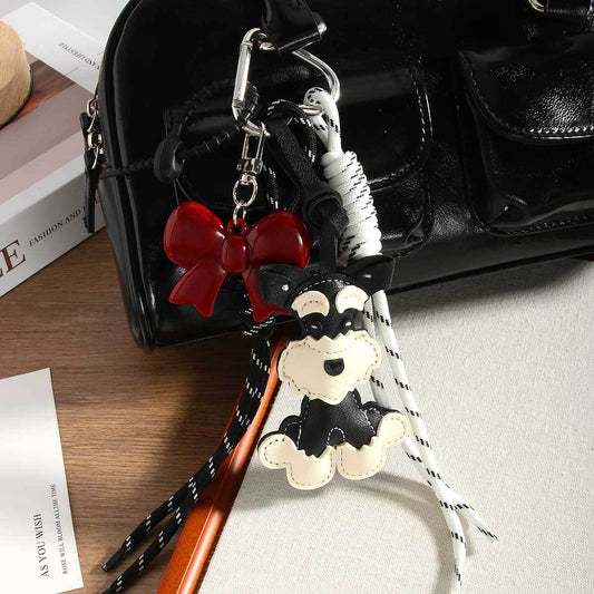 Cute Dog Rope Briaded Keychain Bag Charms