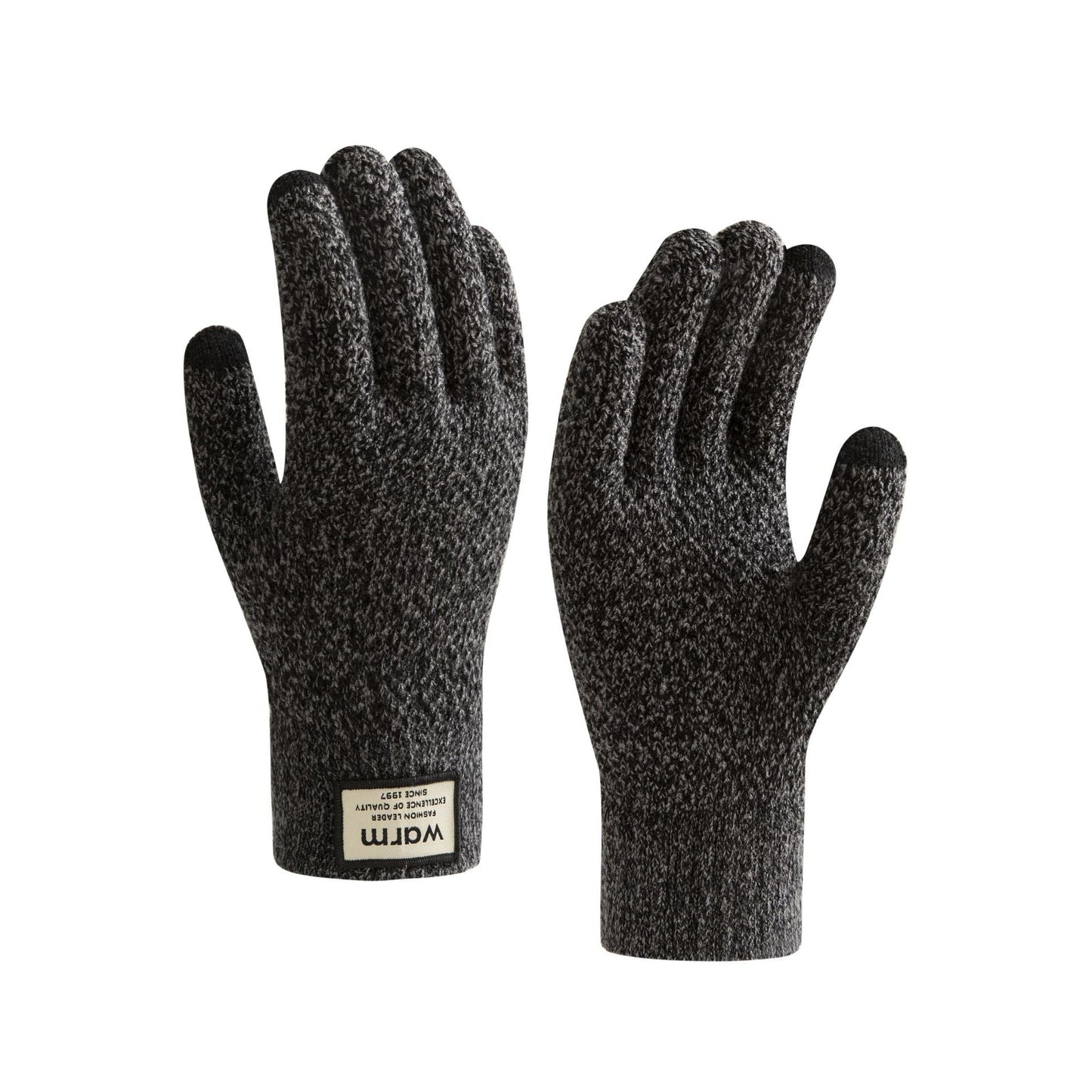 Men's Touch Screen Knitted Gloves Warm Windproof Winter Accessories