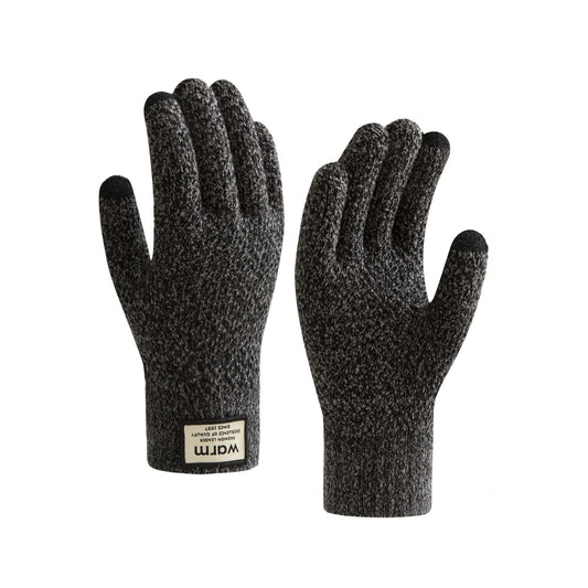 Men's Touch Screen Knitted Gloves Warm Windproof Winter Accessories