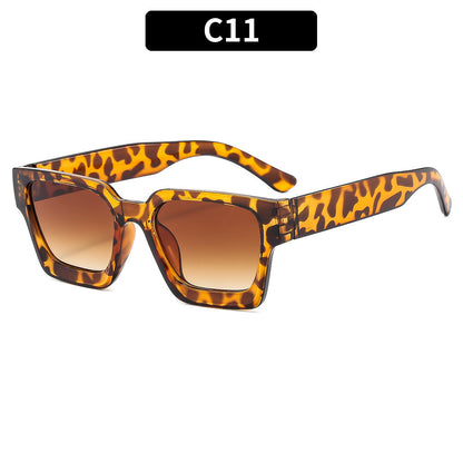 Trendy Square Multi-Color UV400 Sunglasses