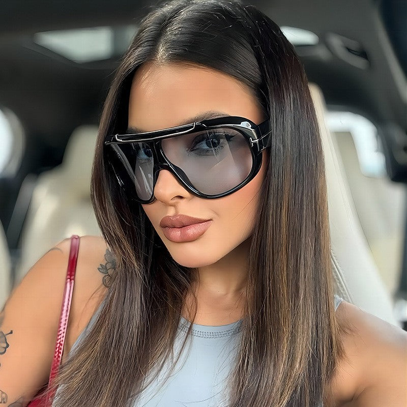 Trendy Oversized Sports Sunglasses for Men and Women