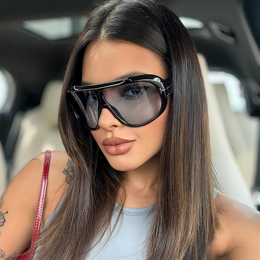 Trendy Oversized Sports Sunglasses for Men and Women