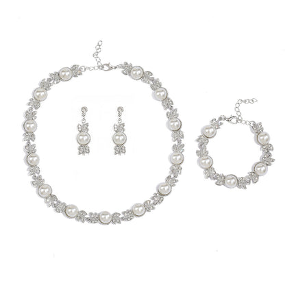Trendy Retro Pearl Necklace Set for Women