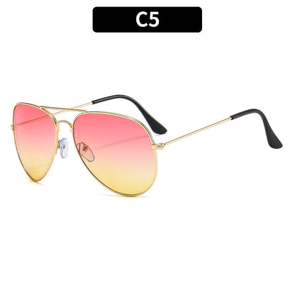 Retro Round Men's Sunglasses Classic Driving UV400 Protection