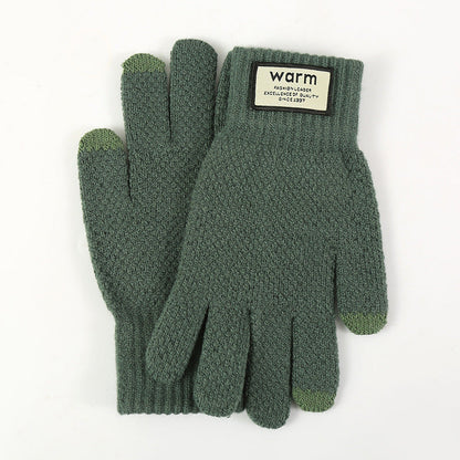 Winter Warm Knitted Touchscreen Gloves for Women