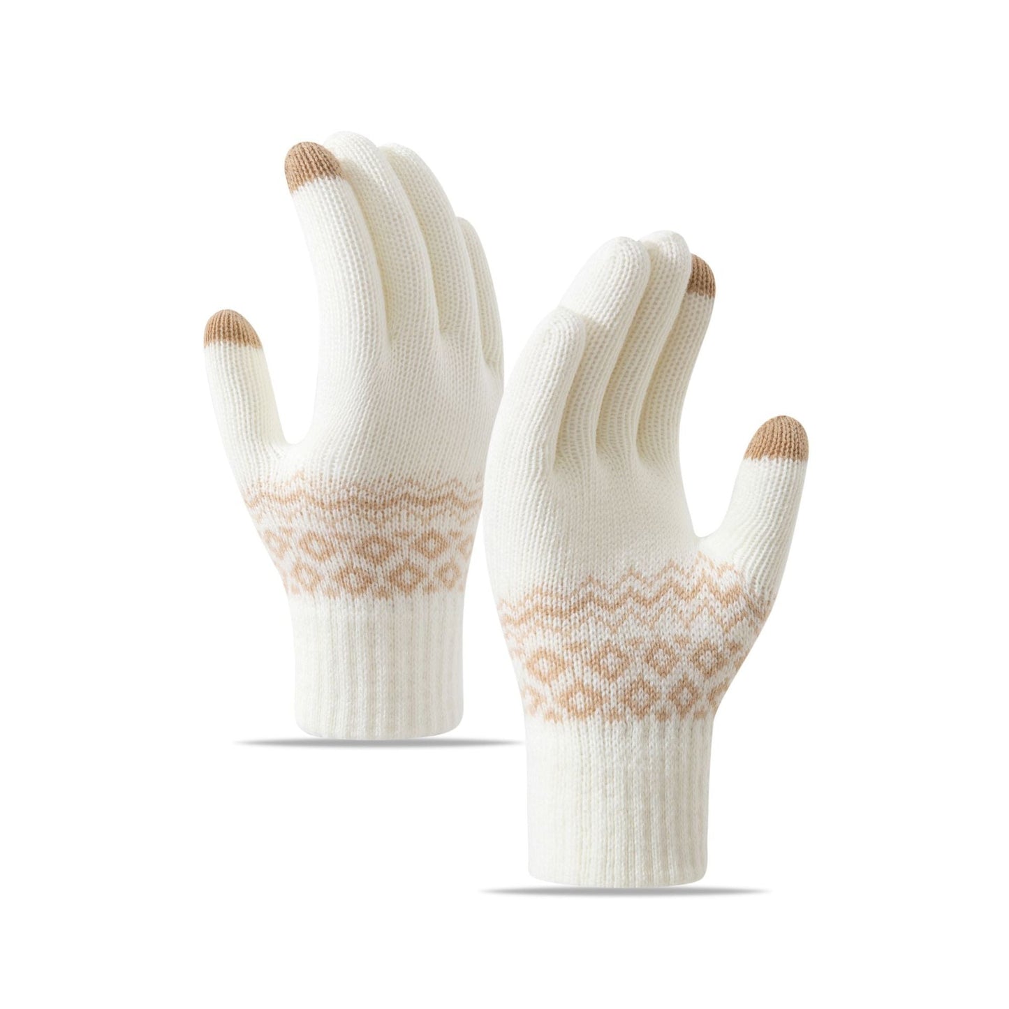 Winter Warm Knitted Touchscreen Gloves for Women