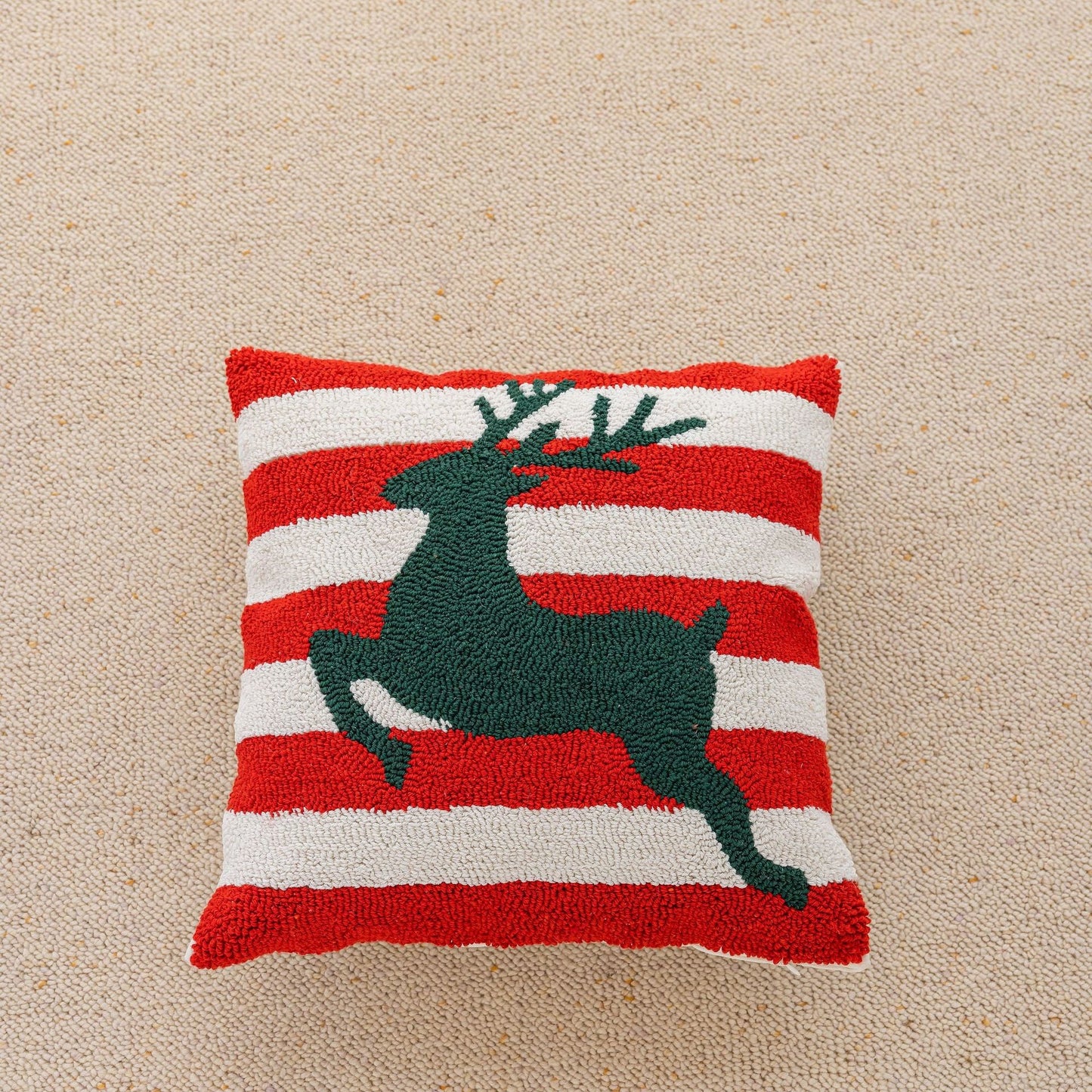 Square Christmas Holiday Decor Throw Pillow Covers