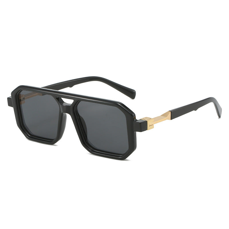 Square Sunglasses Retro Stylish Pilot Shades UV400 Protection