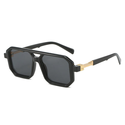 Square Sunglasses Retro Stylish Pilot Shades UV400 Protection