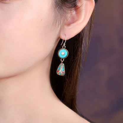 Original Design Unique Minority Retro Style Earrings Female Non Pierced Temperament Earrings Design Sense Earrings