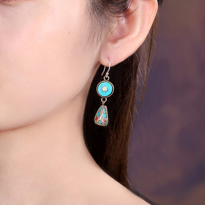 Original Design Unique Minority Retro Style Earrings Female Non Pierced Temperament Earrings Design Sense Earrings