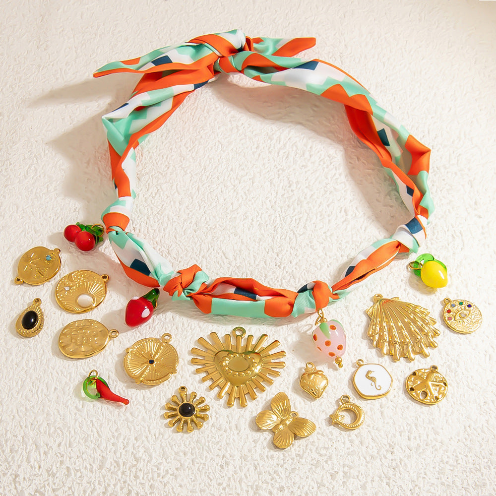 Stylish Floral Stainless Steel Necklace for Women