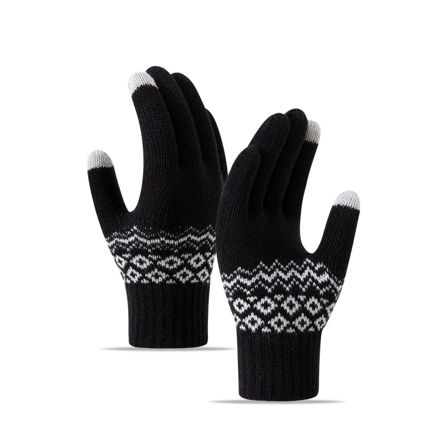 Winter Warm Knitted Touchscreen Gloves for Women