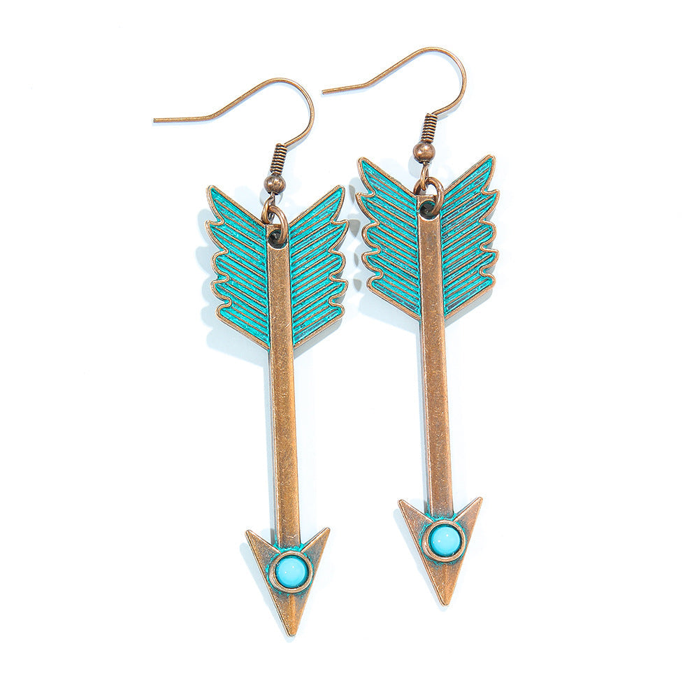 Bohemian Retro Tassel Earrings Vintage Style Travel Accessories
