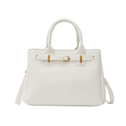 Trendy Tote Bag with Belt Detail Designed for Commuting