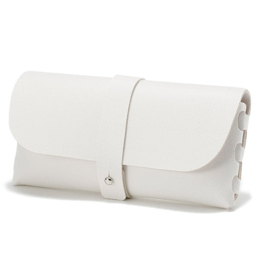 Soft PU Leather Sunglasses Case Compact Eyewear Storage Box