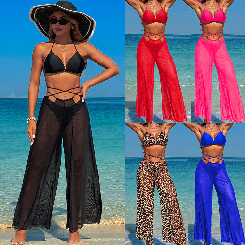 Women’S Swimsuit Three-Piece Set With Bikini And Cover-Up