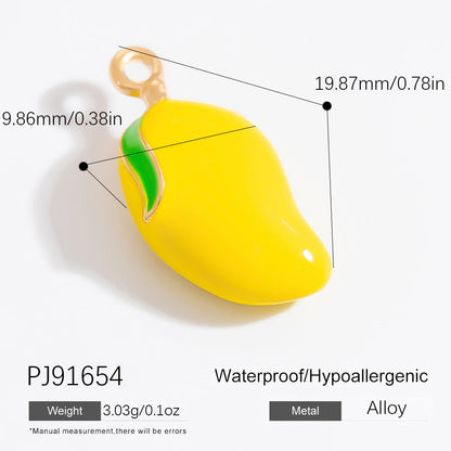 Alloy Pendant Necklace Trendy Fruit Design Handmade DIY Jewelry